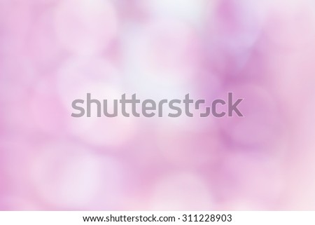 Soft blur sweet  bokeh background