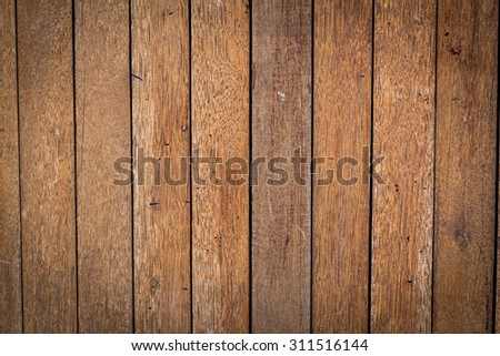 backgrounds and texture concept - wooden floor or wall Royalty-Free Stock Photo #311516144