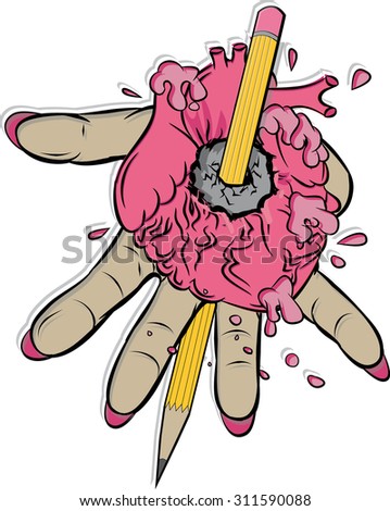 vector illustration of a hand