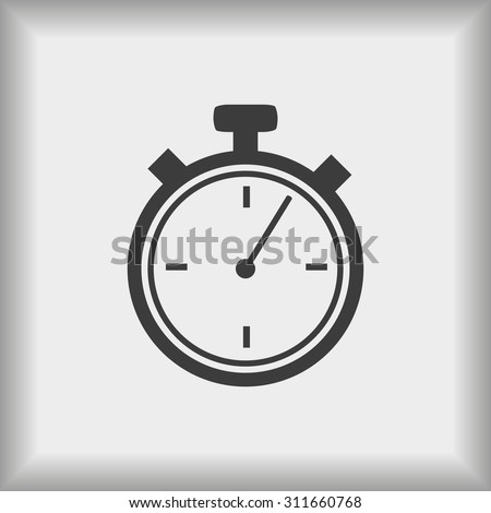 Timer vector  icon Royalty-Free Stock Photo #311660768