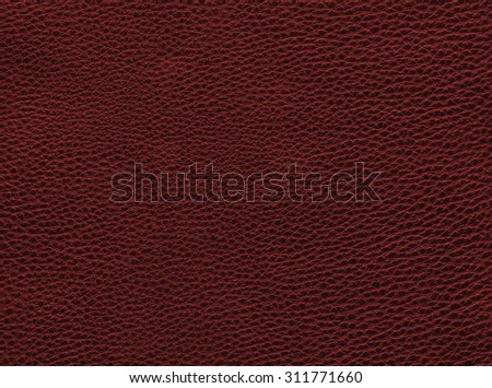 Background - texture of Dark red leather - high resolution