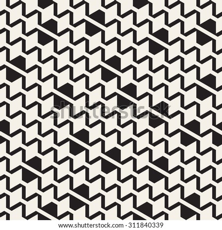 Seamless pattern. Endless diagonal geometric ornate. Monochrome diagonal background. Modern repeating texture.