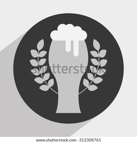 ice beer design, vector illustration eps10 graphic 