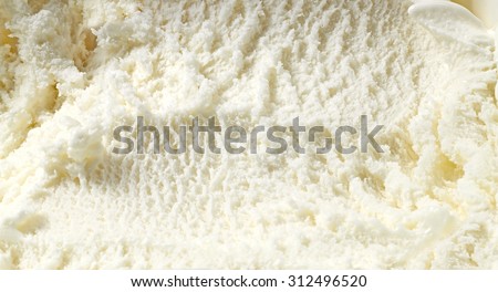 Vanilla ice cream detail texture