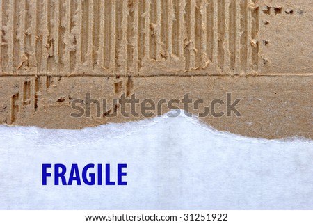 Recycled cardboard paper suitable for background