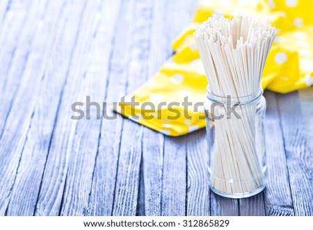 raw noodles