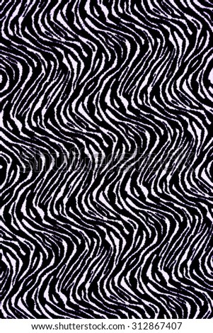 texture of fabric stripes tiger for background