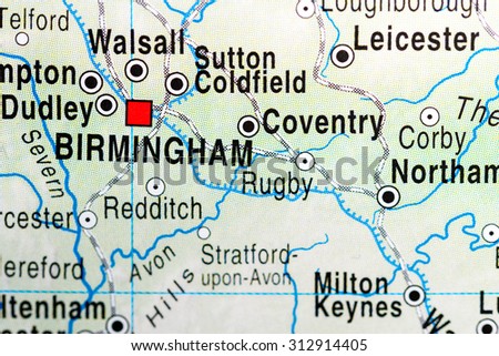 Map view of Coventry