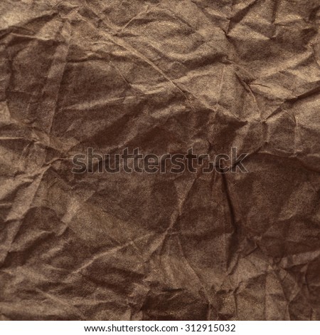 Texture of crumpled paper - Natural recycled paper background
