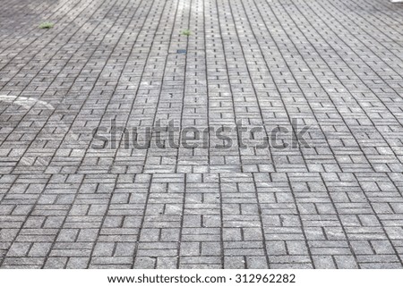 Grey walkway with title texture, abstract