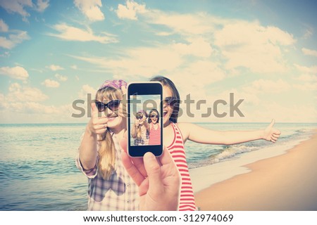 photoshoot on the sea