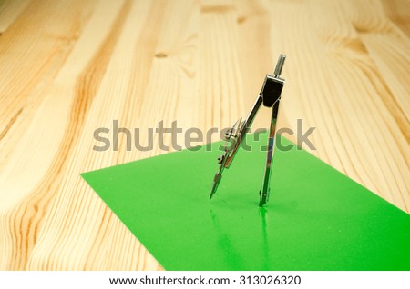 Divider on table