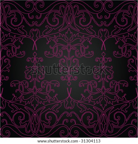 Seamless Laces glamour black pink pattern. FIND MORE pattern in my portfolio
