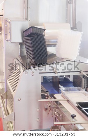 The image of a baking machine