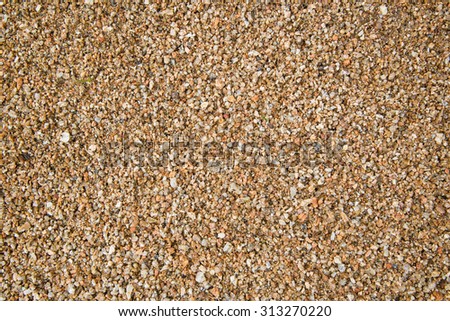 Flat sand surface textured background.