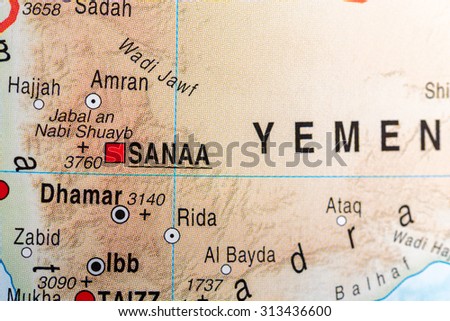 Map view of Sanaa