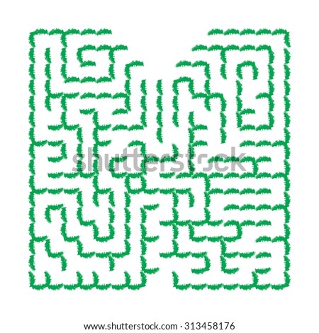 Maze for children. Vector illustration.