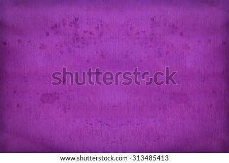 Purple flag pattern on fabric texture,retro vintage style