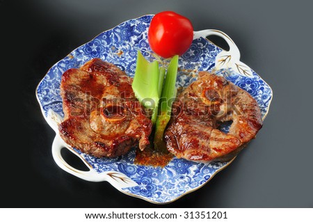Steak with vegetables