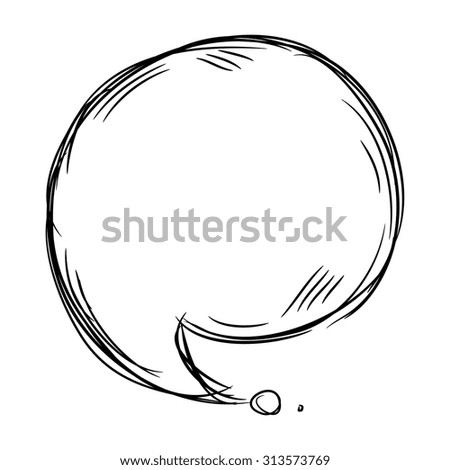 Hand Drawn Speech Bubble
