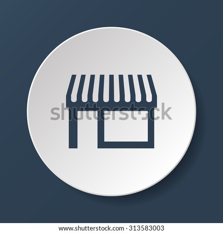 Store icon. Flat design style eps 10