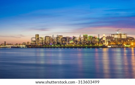 Montreal Skyline by night