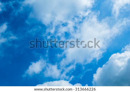 Sky and clouds background