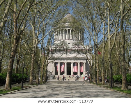 Grant's Tomb in Riverside park New York City Royalty-Free Stock Photo #313799