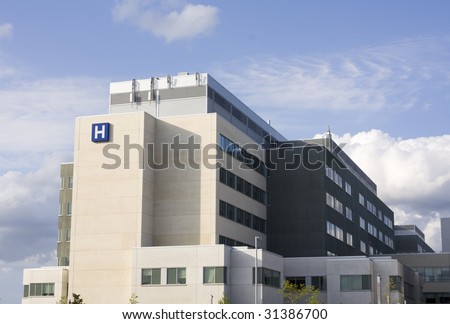 Modern hospital