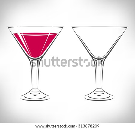 Margarita, Drinking Glass, Cocktail, Vector