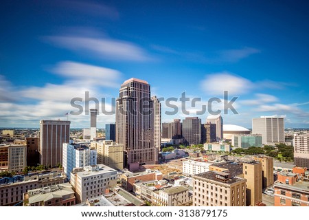 Downtown New Orleans, Louisiana, USA