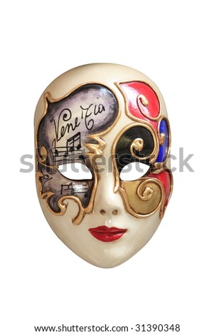 Beautiful carnival mask from venice Italy
