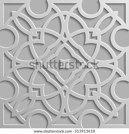 Background with pattern in islamic style