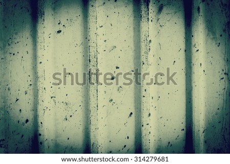 Vintage style - Abstract Black and White Corrugated zinc , iron metal texture