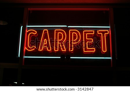 Neon Sign series  carpet