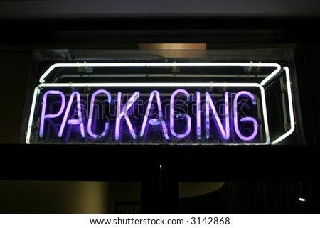 Neon Sign series  packaging