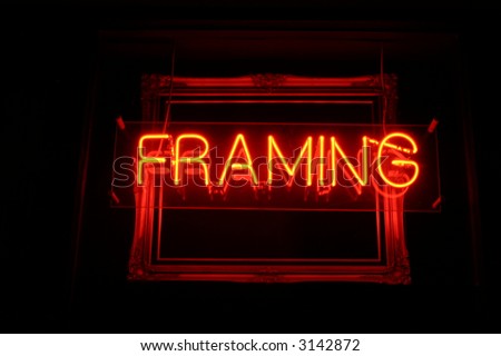Neon Sign series  framing
