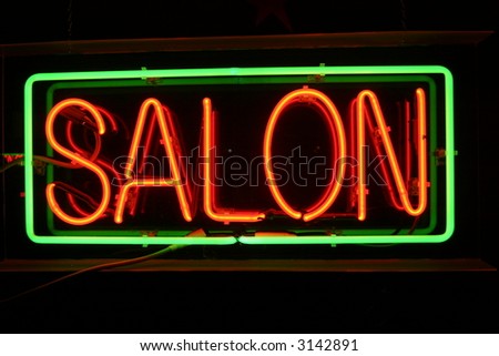 Neon Sign series  Salon