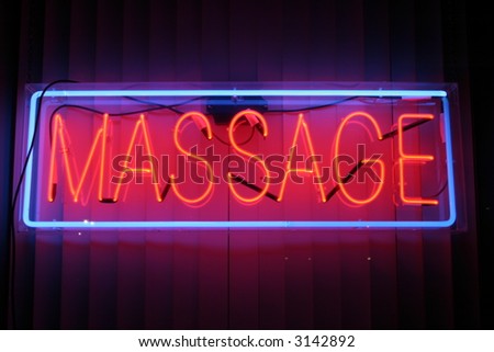 Neon Sign series  massage
