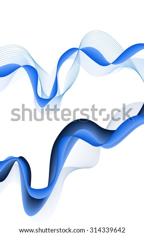 abstract wave element for design vector illustration