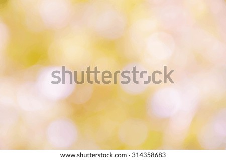 Light bokeh abstract background from nature