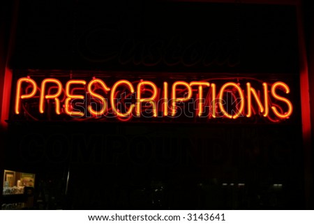 "neon sign series" Prescriptions