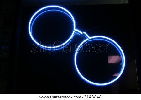 "neon sign series" Glasses
