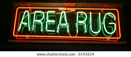"neon sign series" "area rug"