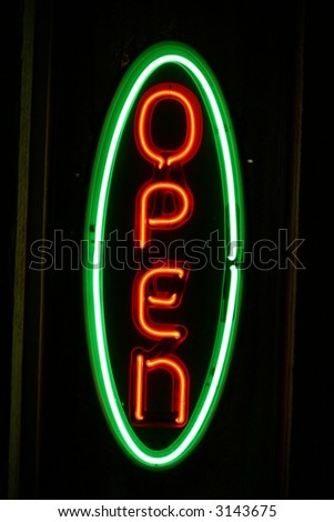 "neon sign series" "open"