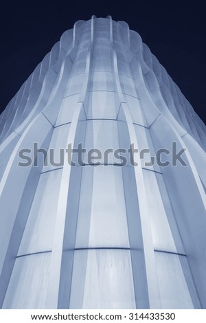 Futuristic building abstract