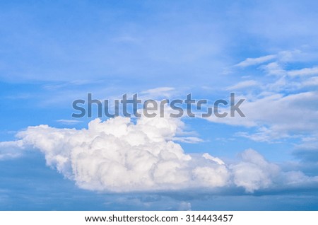 Clouds & blue sky background