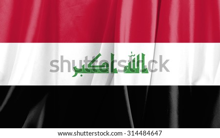 Fabric Flag of Iraq