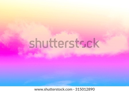 white fluffy clouds in the beautiful sky,background,Sky fantasy style.