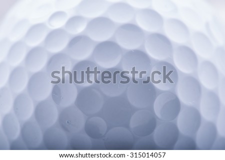Golf Ball with all its imperfections extreme Close-up macro